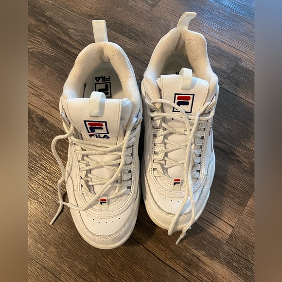 Fila disruptor white chunky sneaker size 10 - Picture 2 of 3